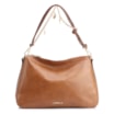 Bolsa De Ombro Bag Charm Couro Marrom Claro - imagem 1