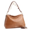 Bolsa De Ombro Bag Charm Couro Marrom Claro - imagem 2