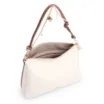 Bolsa De Ombro Bag Charm Couro Off White - imagem 5