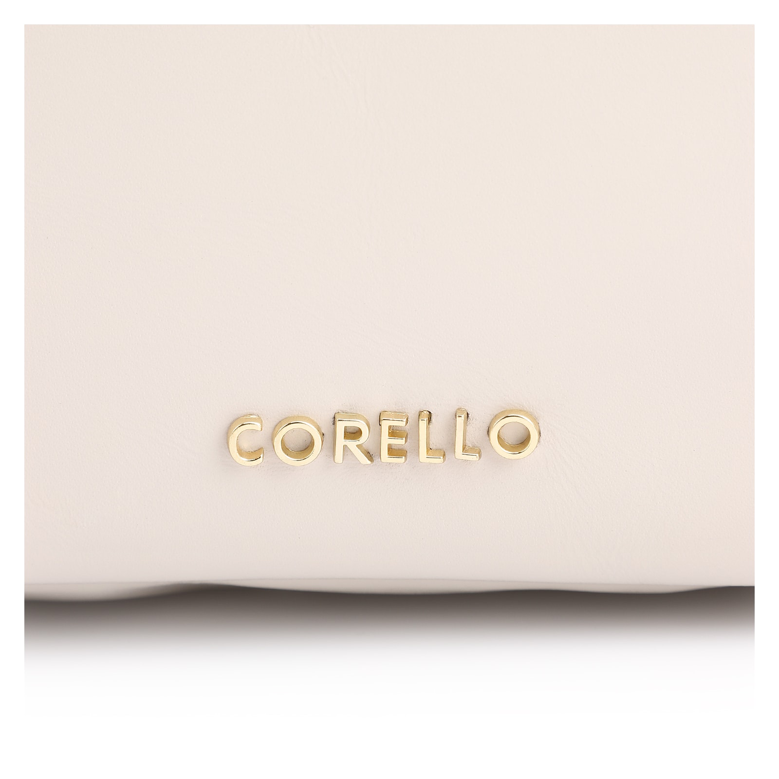 Bolsa De Ombro Bag Charm Couro Off White