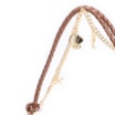 Bolsa De Ombro Bag Charm Couro Off White - imagem 8