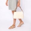 Bolsa De Ombro Bag Charm Couro Off White - imagem 9