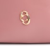 Bolsa De Ombro Bag Charm Couro Rosa Blush - imagem 6