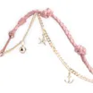 Bolsa De Ombro Bag Charm Couro Rosa Blush - imagem 7