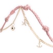 Bolsa De Ombro Bag Charm Couro Rosa Blush - imagem 7