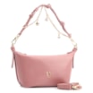 Bolsa De Ombro Bag Charm Couro Rosa Blush - imagem 2