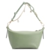 Bolsa De Ombro Bag Charm Couro Verde Alecrim - imagem 3