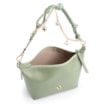 Bolsa De Ombro Bag Charm Couro Verde Alecrim - imagem 4