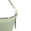 Bolsa De Ombro Bag Charm Couro Verde Alecrim - imagem 5