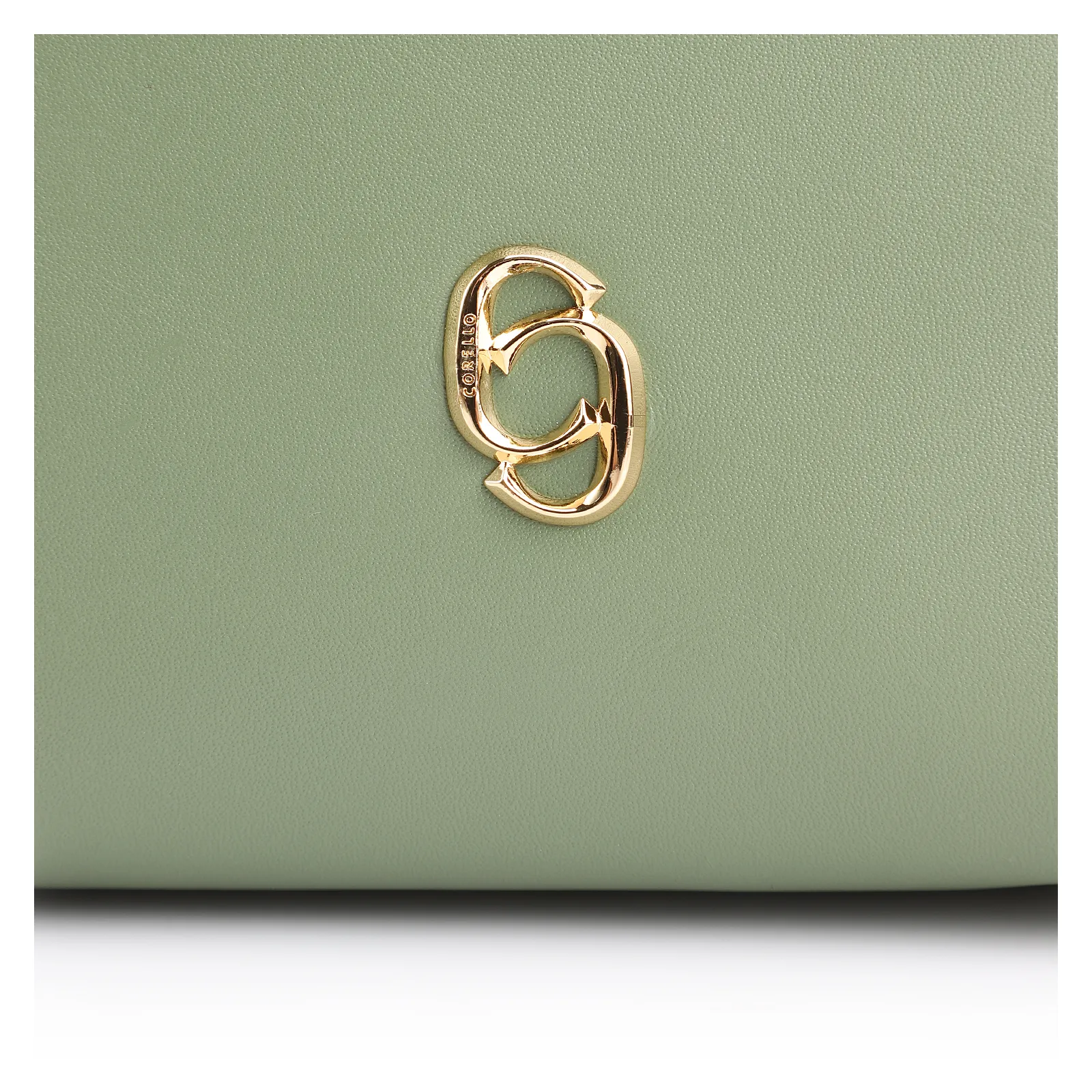 Bolsa De Ombro Bag Charm Couro Verde Alecrim