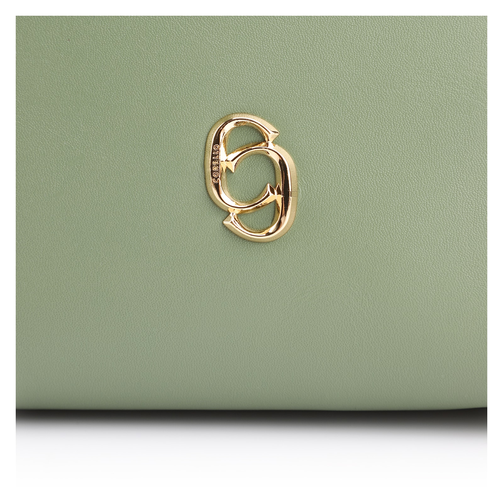 Bolsa De Ombro Bag Charm Couro Verde Alecrim