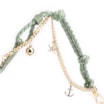 Bolsa De Ombro Bag Charm Couro Verde Alecrim - imagem 7
