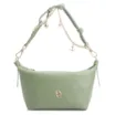 Bolsa De Ombro Bag Charm Couro Verde Alecrim - imagem 1