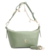 Bolsa De Ombro Bag Charm Couro Verde Alecrim - imagem 2