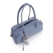 Bolsa De Ombro Bowling Couro Azul Bag Charm - imagem 4