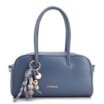 Bolsa De Ombro Bowling Couro Azul Bag Charm - imagem 1