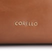 Bolsa De Ombro Bowling Couro Marrom Claro Bag Charm - imagem 6