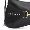 Bolsa De Ombro Bridão Couro Preto - imagem 6