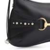 Bolsa De Ombro Bridão Couro Preto - imagem 6