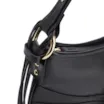 Bolsa De Ombro Bridão Couro Preto - imagem 8