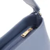 Bolsa De Ombro Bucket Couro Camurça/Couro Azul - imagem 5