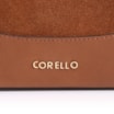 Bolsa De Ombro Bucket Couro Camurça/Couro Marrom - imagem 7