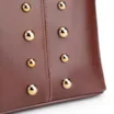 Bolsa De Ombro Bucket Couro Marrom - imagem 7