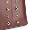 Bolsa De Ombro Bucket Couro Marrom - imagem 7