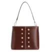 Bolsa De Ombro Bucket Couro Marrom - imagem 1