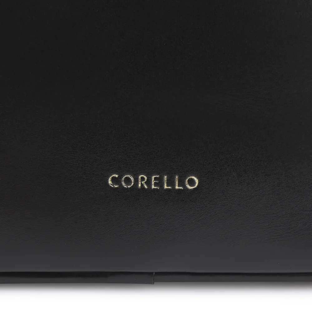 Bolsa De Ombro Bucket Couro Pelo Onça/Couro Preto - imagem 6