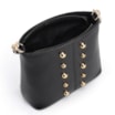 Bolsa De Ombro Bucket Couro Preto - imagem 4