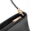 Bolsa De Ombro Bucket Couro Preto - imagem 5