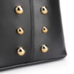 Bolsa De Ombro Bucket Couro Preto - imagem 6