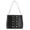 Bolsa De Ombro Bucket Couro Preto - imagem 1