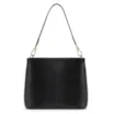 Bolsa De Ombro Bucket Couro Preto - imagem 3