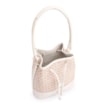 Bolsa De Ombro Bucket Ráfia Mosaico Bege - imagem 5