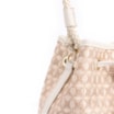 Bolsa De Ombro Bucket Ráfia Mosaico Bege - imagem 6