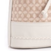 Bolsa De Ombro Bucket Ráfia Mosaico Bege - imagem 8