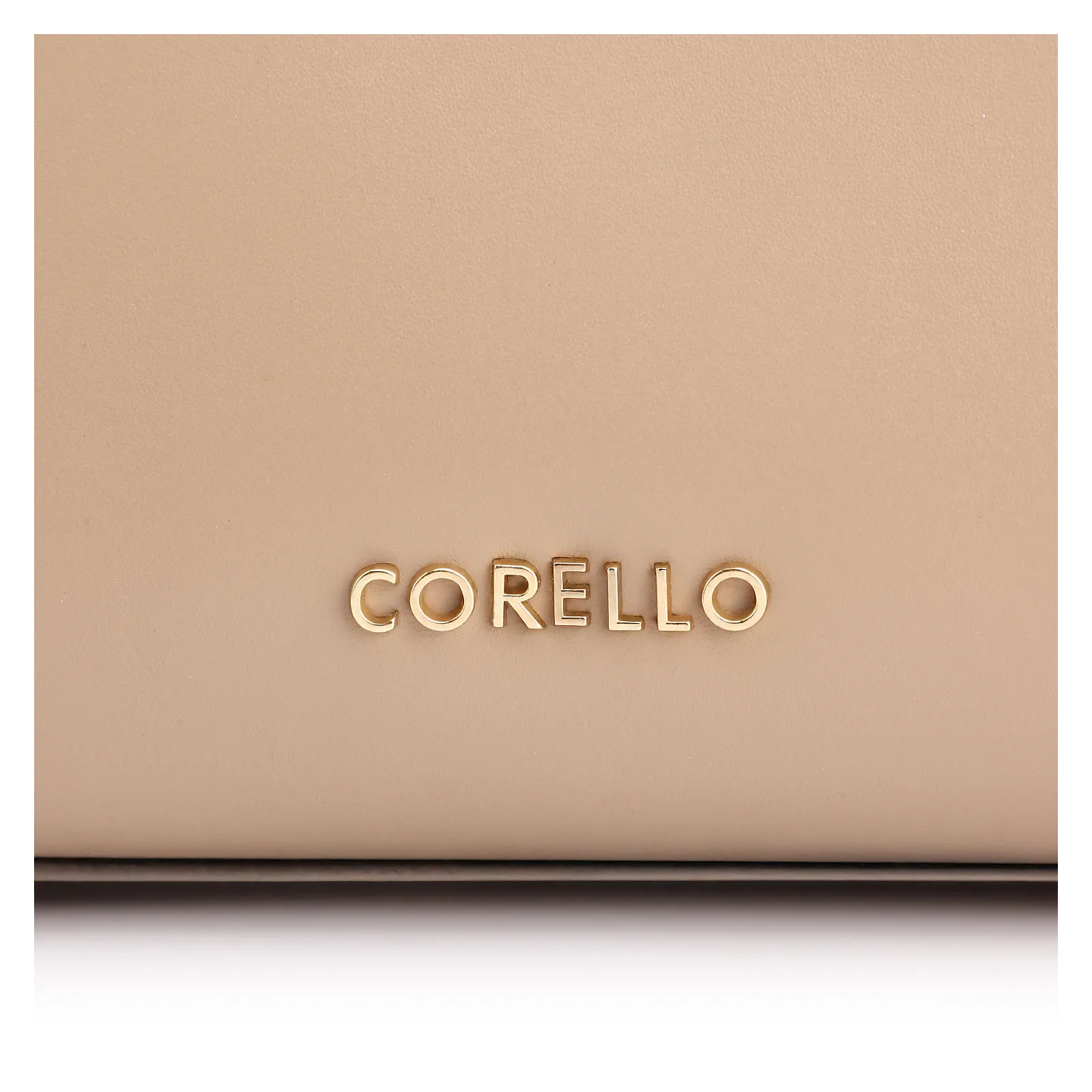 Bolsa De Ombro Cadeado Couro Camurça/Couro Bege
