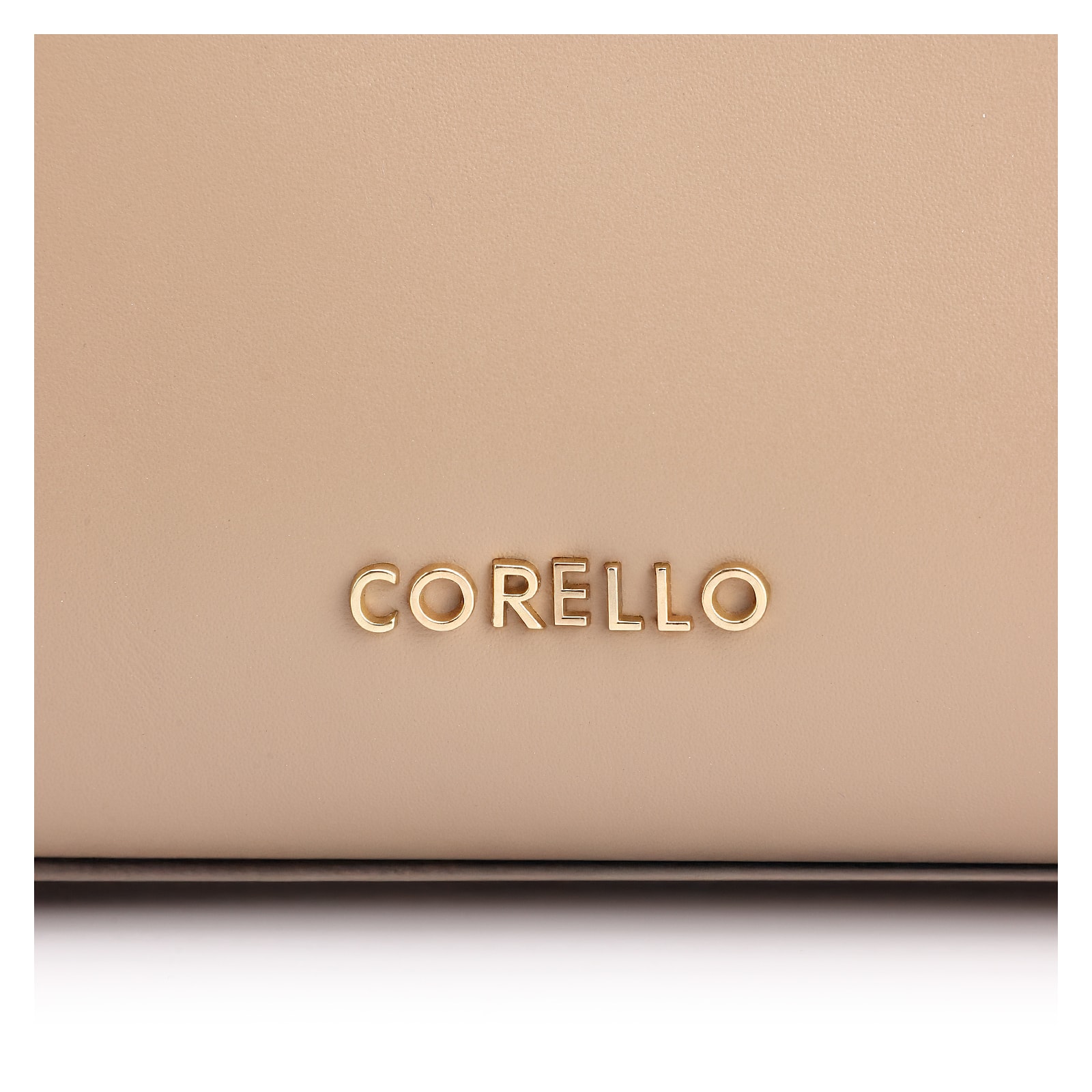 Bolsa De Ombro Cadeado Couro Camurça/Couro Bege