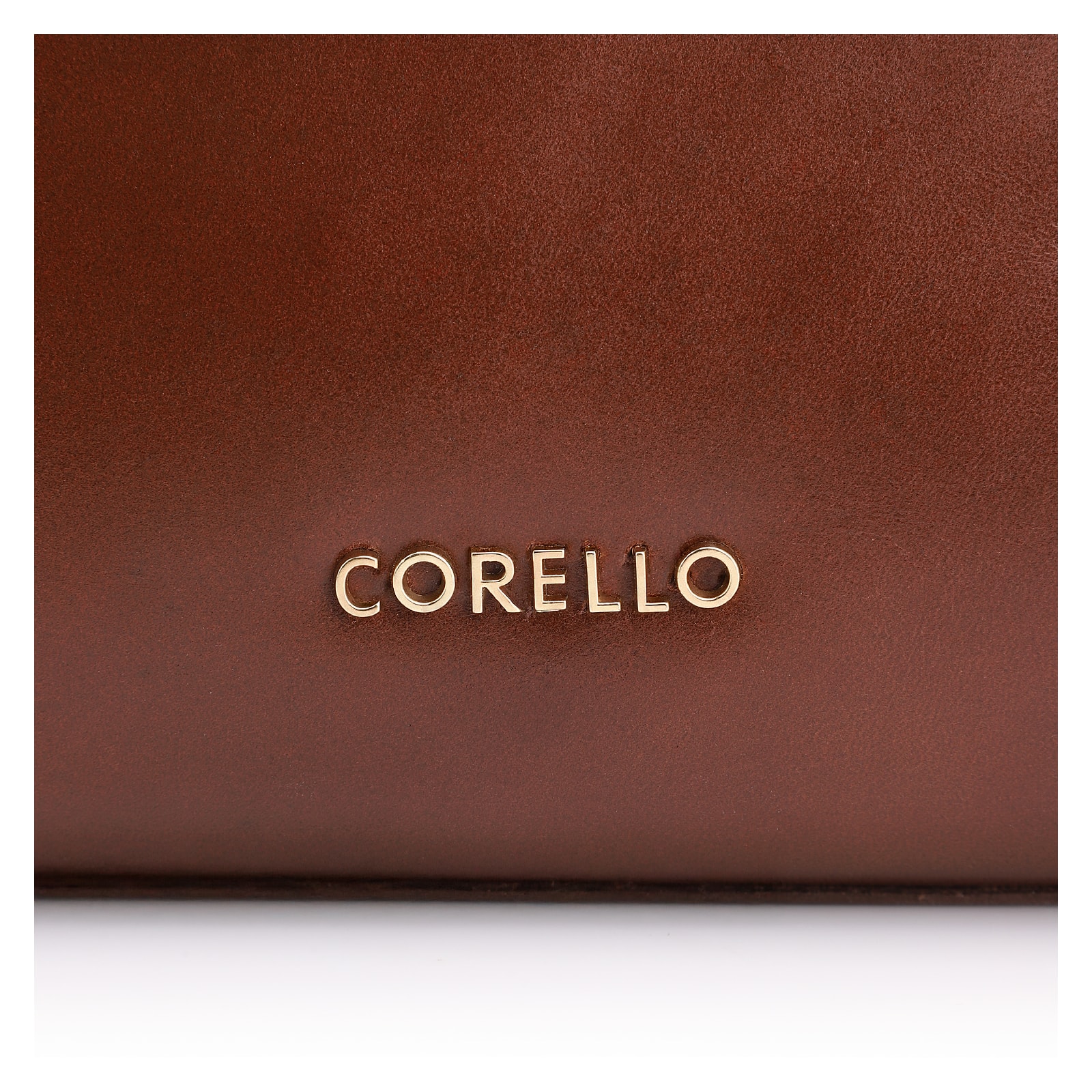 Bolsa De Ombro Cadeado Couro Camurça/Couro Marrom Escuro