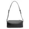 Bolsa De Ombro Cadeado Couro Preto - imagem 3