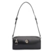 Bolsa De Ombro Cadeado Couro Preto - imagem 1