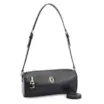 Bolsa De Ombro Cadeado Couro Preto - imagem 2