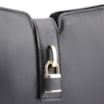 Bolsa De Ombro Cadeado Couro Preto - imagem 6