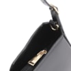 Bolsa De Ombro Cadeado Couro Preto - imagem 8