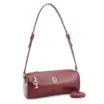 Bolsa De Ombro Cadeado Couro Vinho - imagem 3