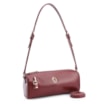 Bolsa De Ombro Cadeado Couro Vinho - imagem 3