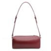 Bolsa De Ombro Cadeado Couro Vinho - imagem 4