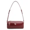 Bolsa De Ombro Cadeado Couro Vinho - imagem 1